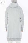 BORIS BIDJAN SABERI hooded jacket ZIPPER3.1 F099 PBBS30 off-white pure cotton